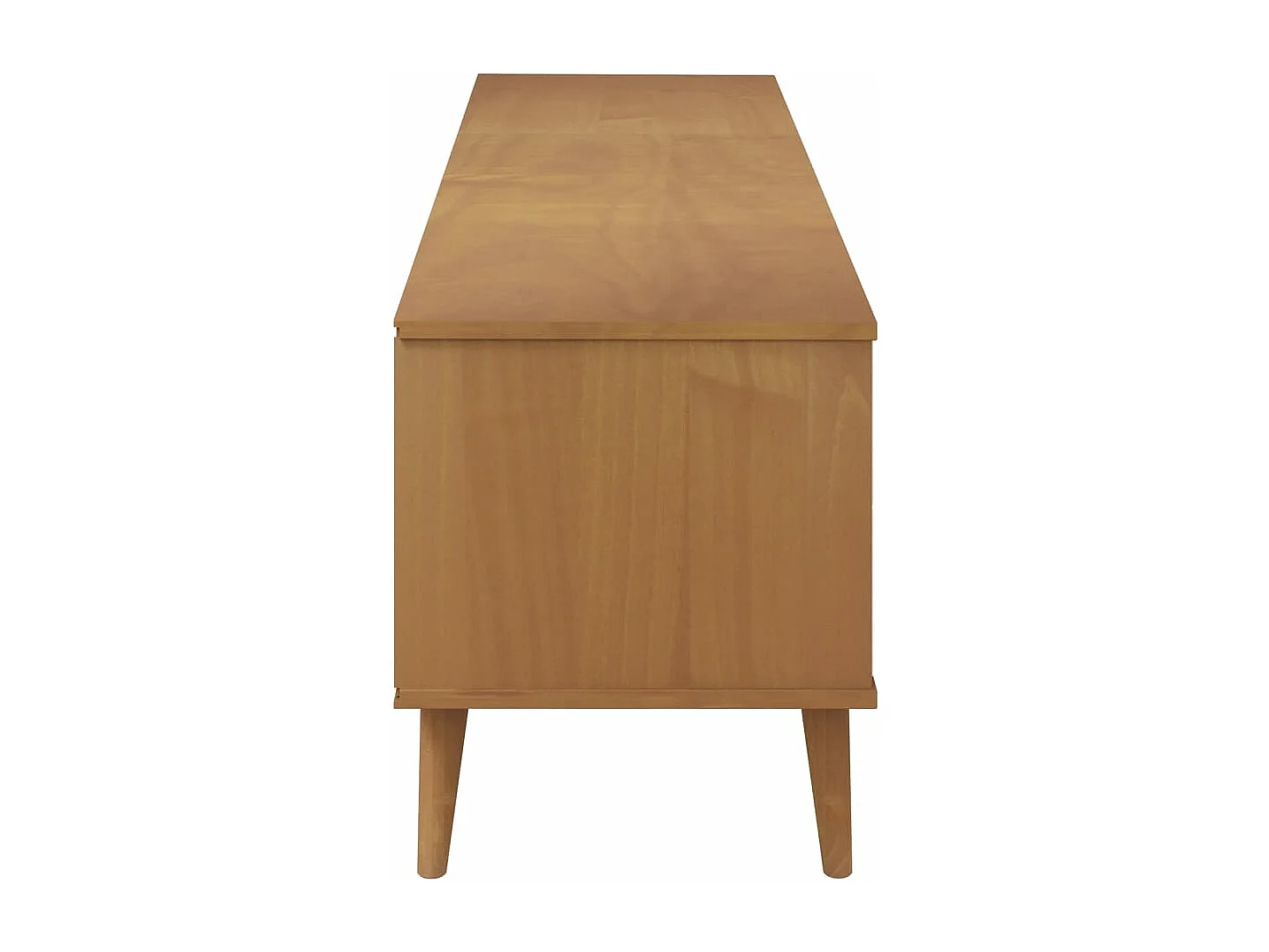 Meuble TV MOLDE Marron 158x40x49 cm Bois de pin massif