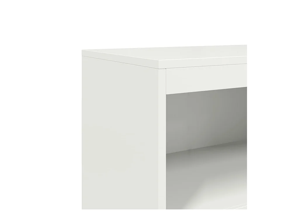 Meuble TV jaune moutarde 100,5x39x60,5 cm acier