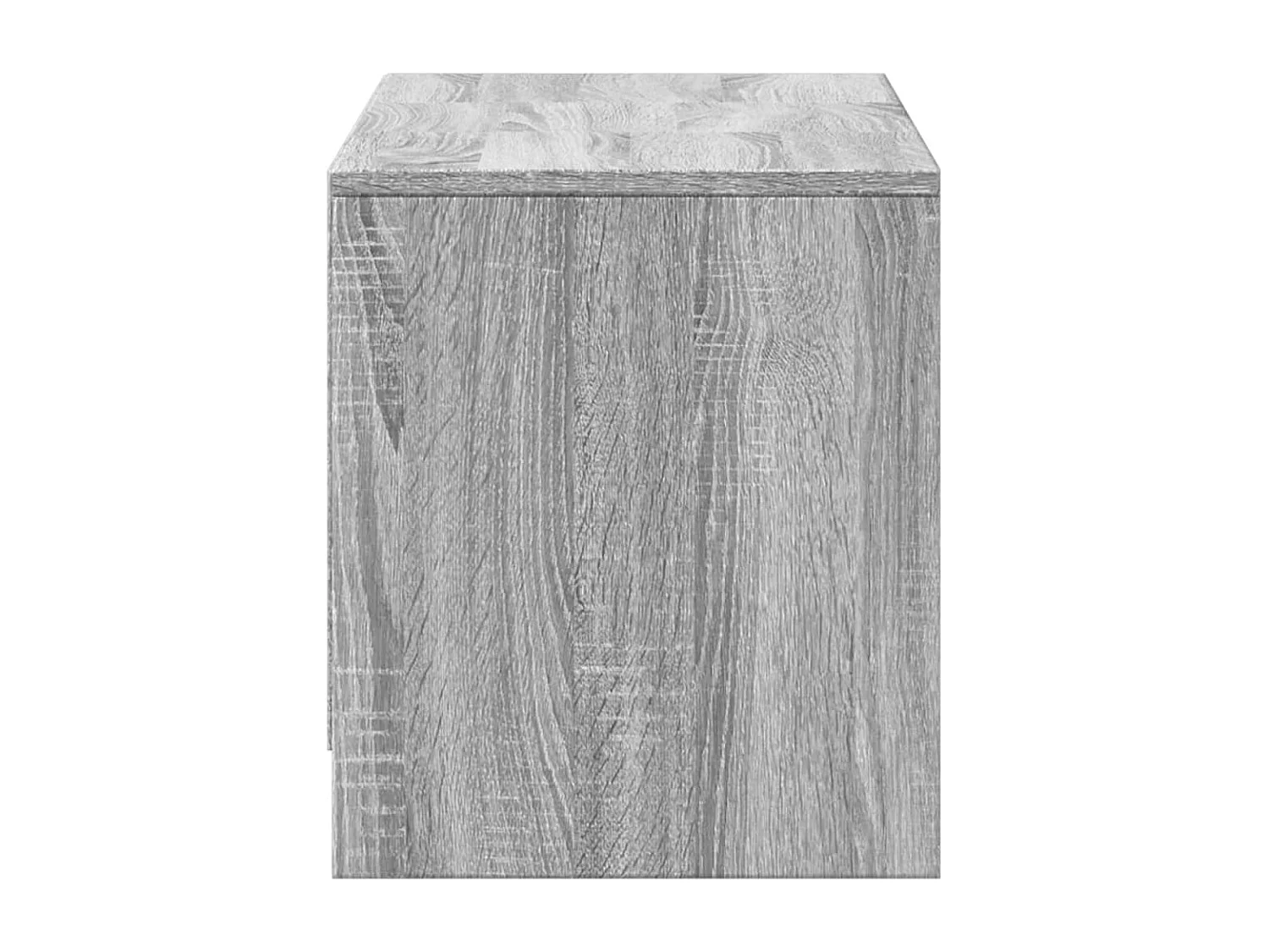 Meuble TV avec LED sonoma gris 97x34x40 cm bois d'ingénierie