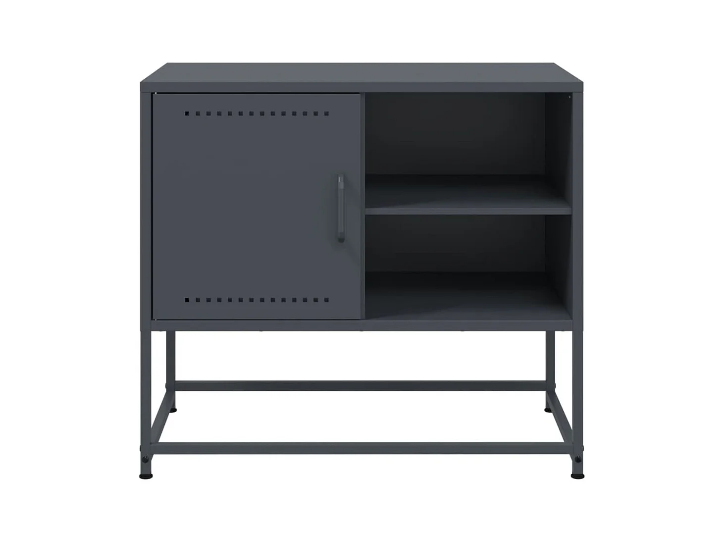 Meuble TV rose 100,5x39x60,5 cm acier