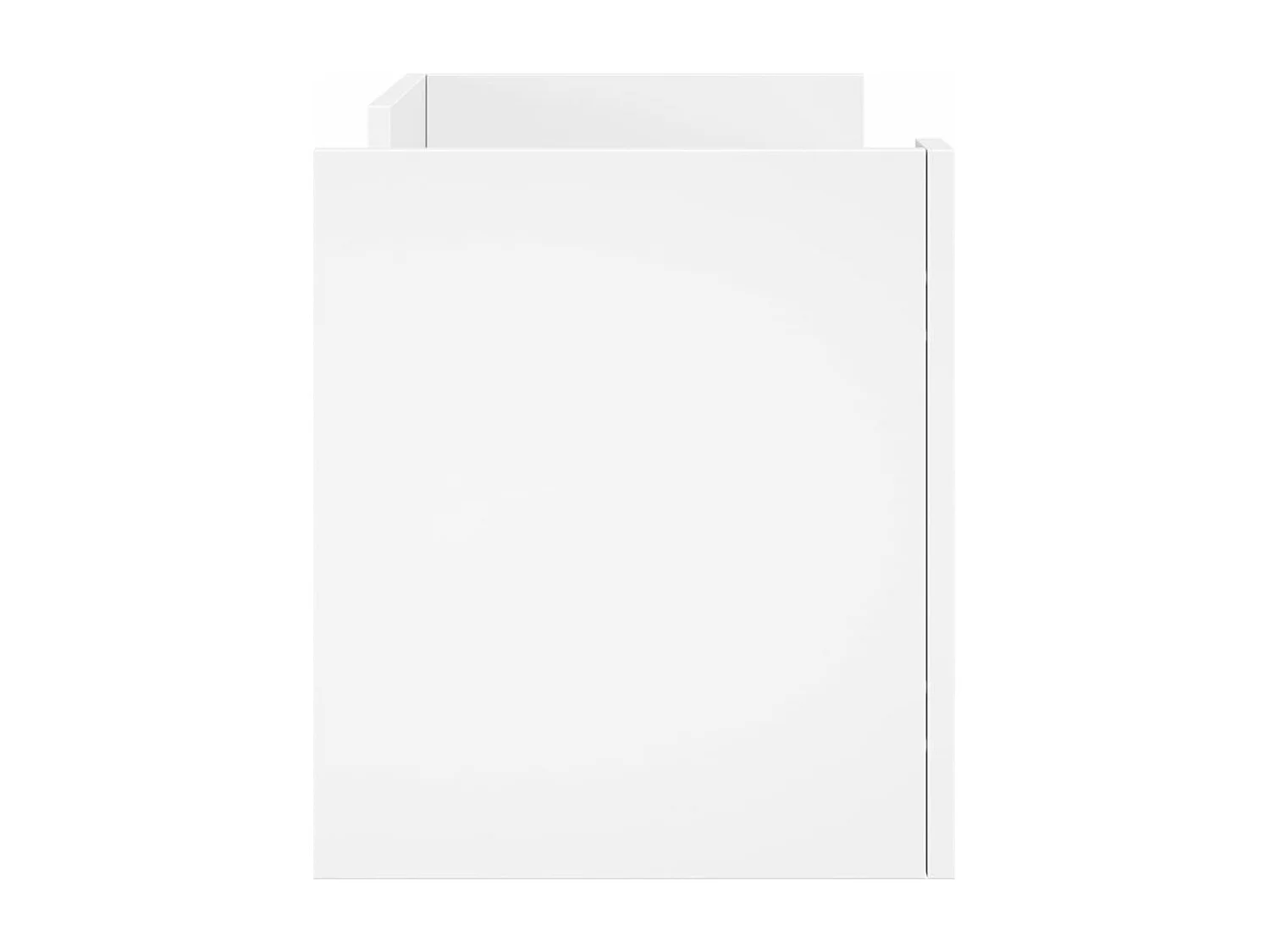 Meuble TV blanc 80x35x40 cm bois d’ingénierie