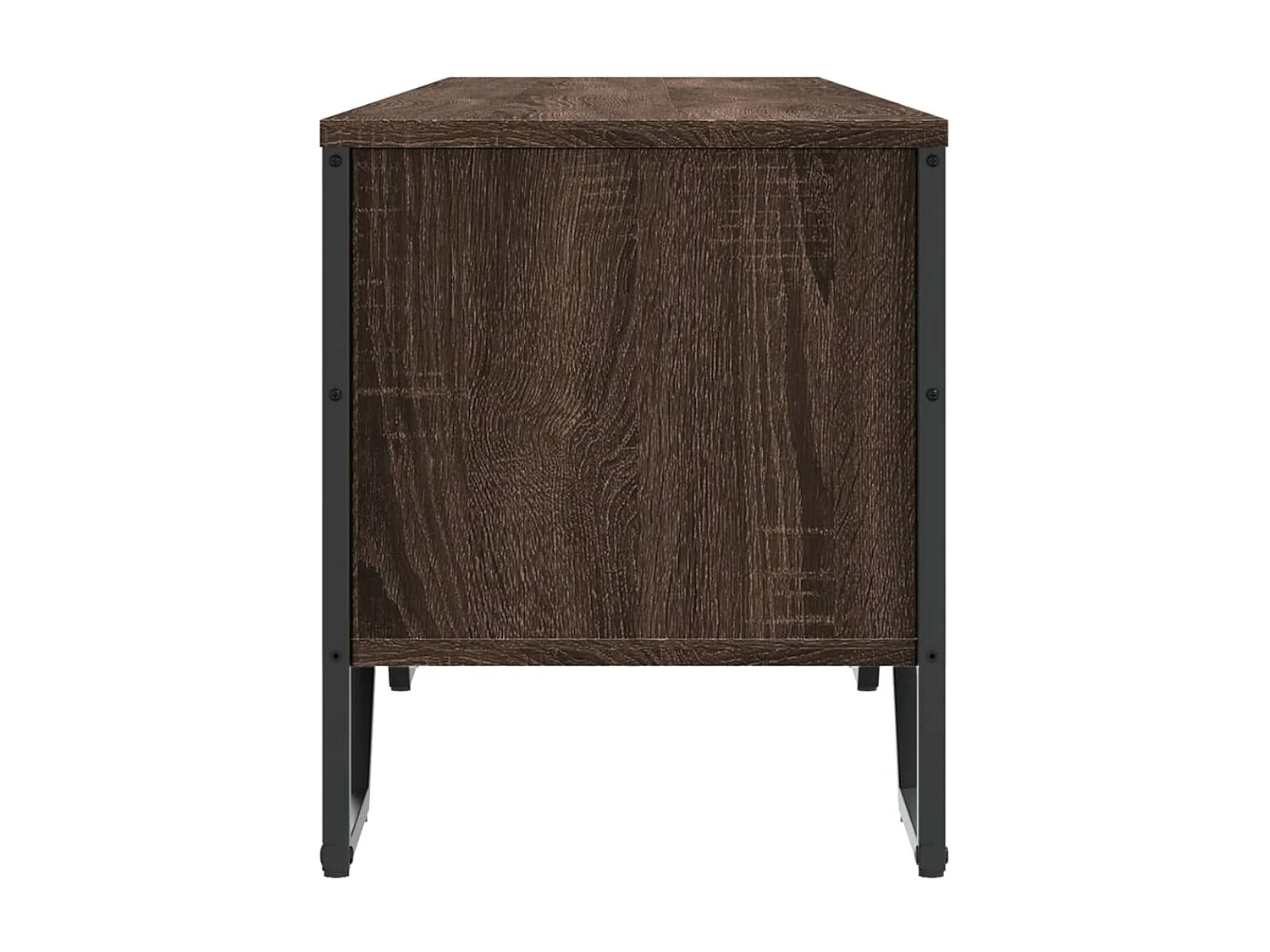Meuble TV chêne marron 180x34x41 cm bois d'ingénierie