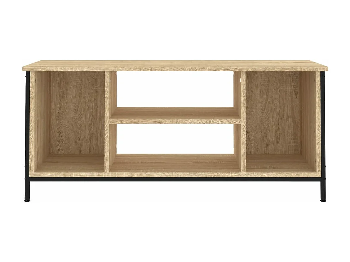 Meuble TV chêne sonoma 102x35x45 cm bois d'ingénierie