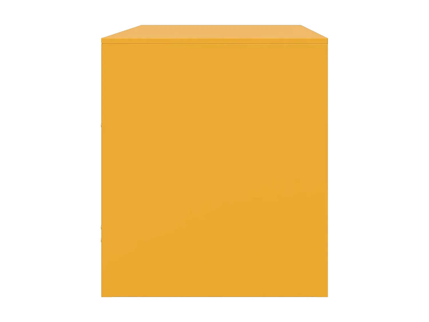 Meuble TV jaune moutarde 67x39x44 cm acier