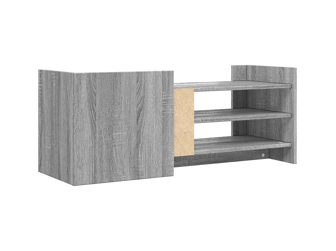 Meuble TV Sonoma gris 100x35x40 cm Bois d'ingénierie