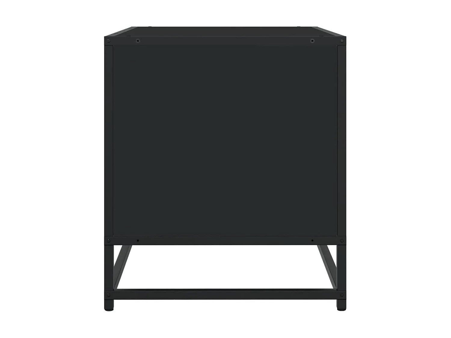 Meuble TV noir 180x40x46 cm bois d'ingénierie