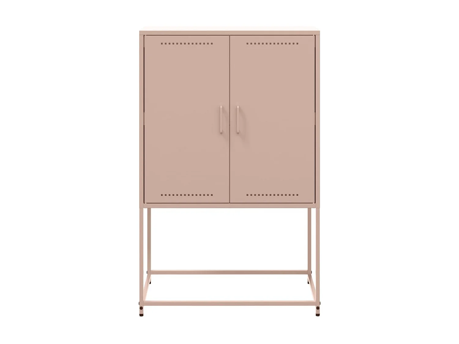 Tv-meubel 100,5x39x60,5 cm staal wit