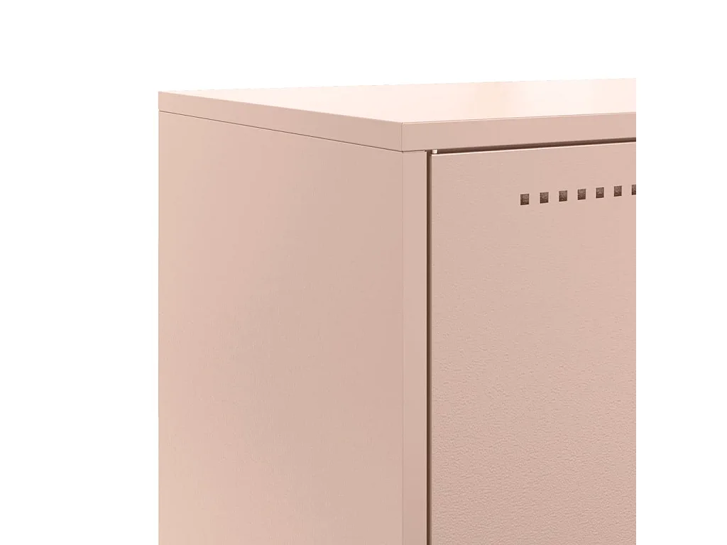 Tv-meubel 100,5x39x60,5 cm staal wit