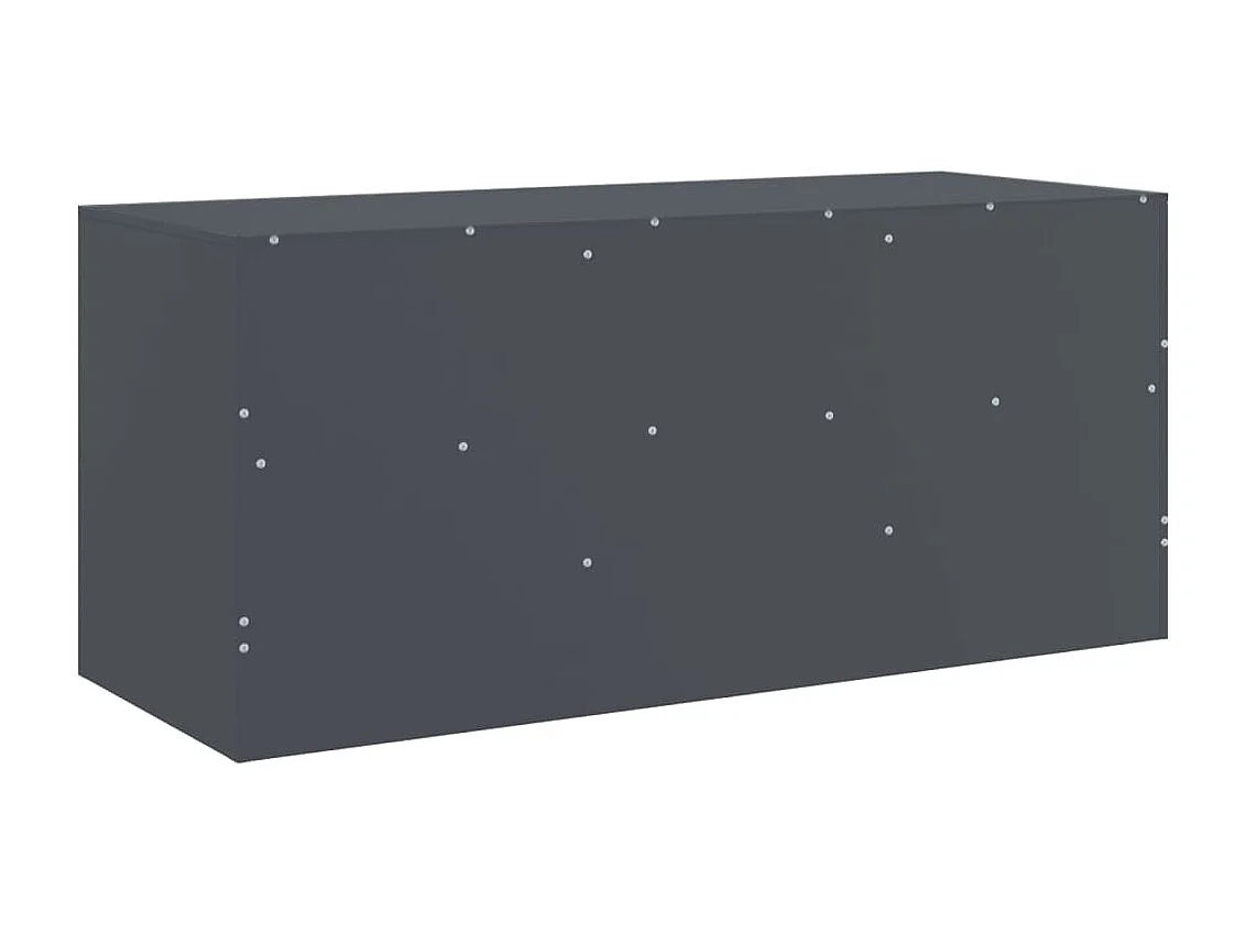 Tv-meubel 99x39x44 cm staal antracietkleurig