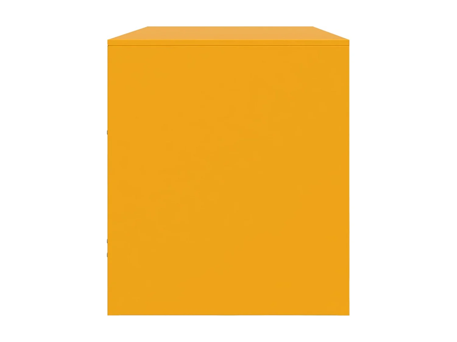 Meuble TV jaune moutarde 99x39x44 cm acier