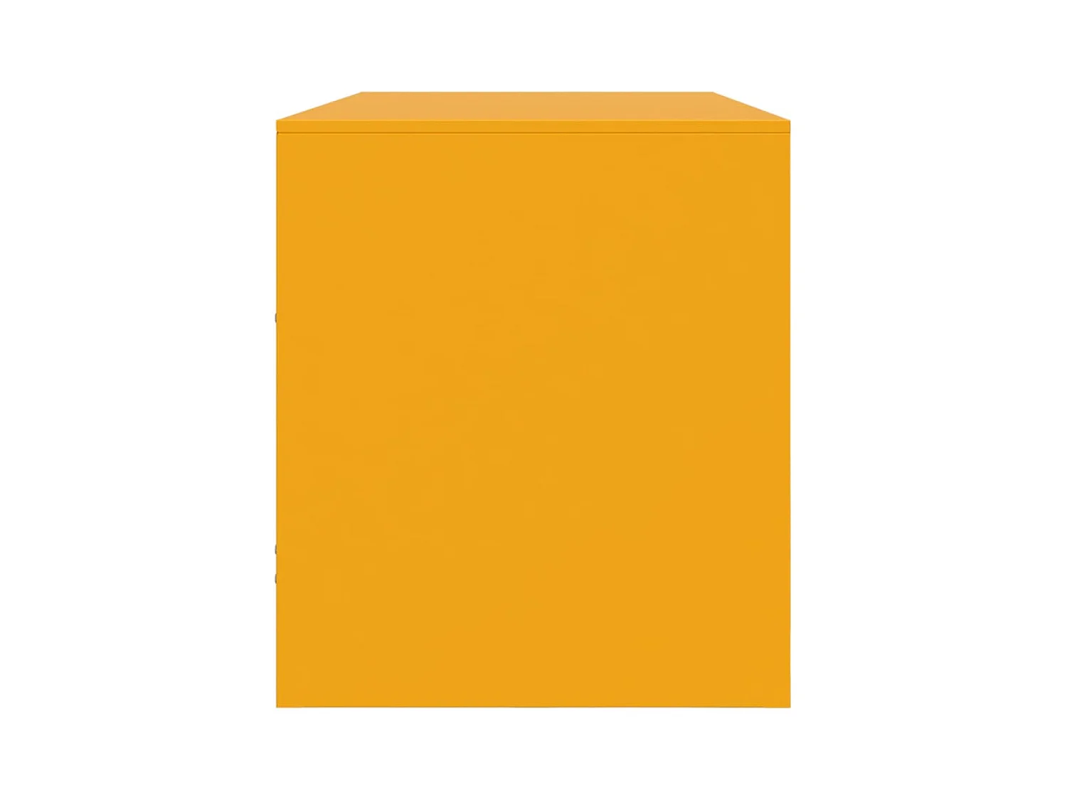 Meuble TV jaune moutarde 99x39x44 cm acier