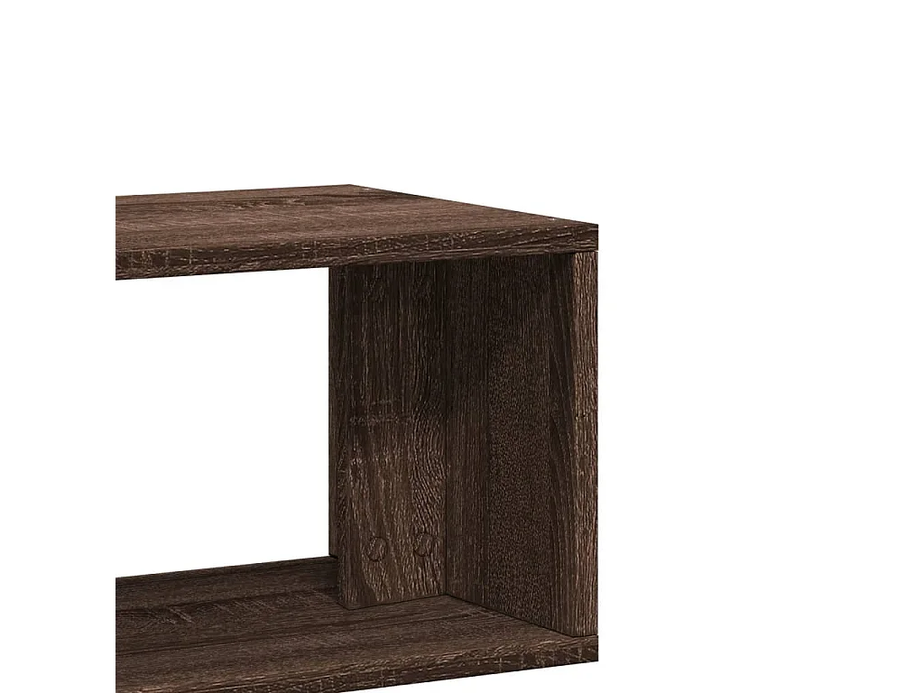 Meubles TV 2 pièces chêne marron 75x30x50 cm bois ingénierie