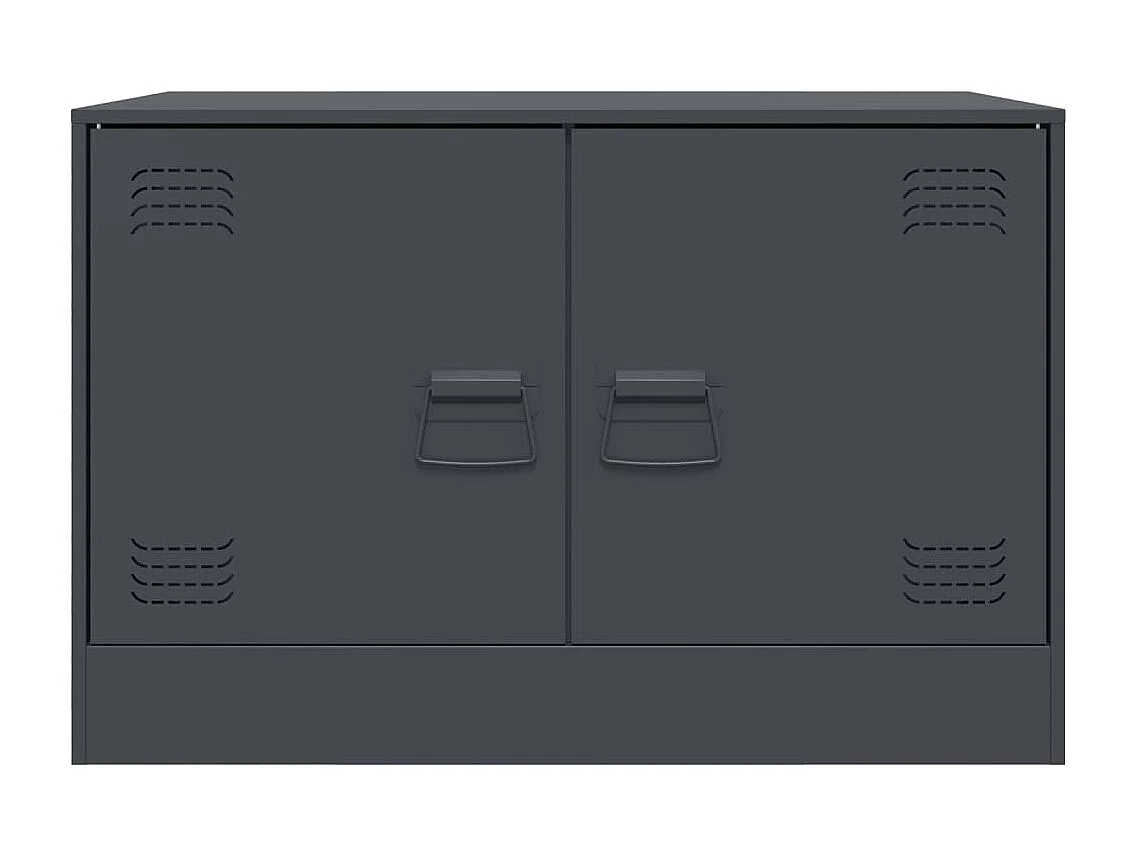 Tv-meubel 67x39x44 cm staal antracietkleurig