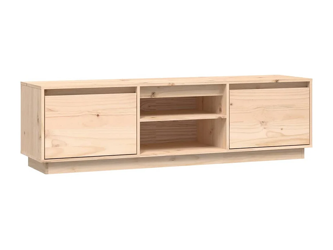 Meuble TV 140x35x40 cm Bois de pin massif