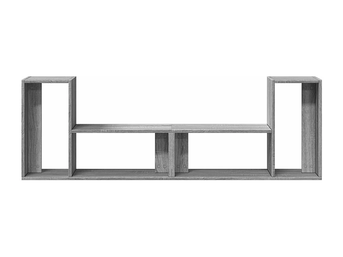 Meubles TV 2 pièces sonoma gris 75x30x50 cm bois d'ingénierie