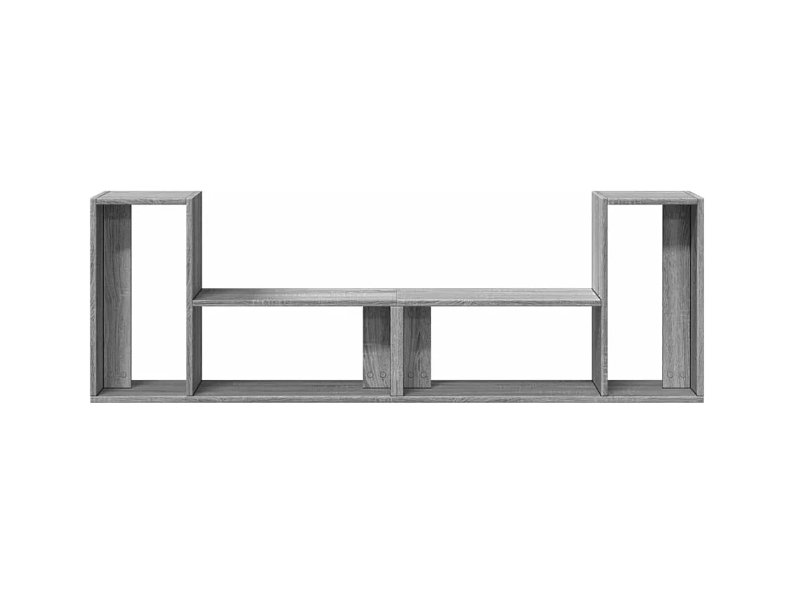 Meubles TV 2 pièces sonoma gris 75x30x50 cm bois d'ingénierie