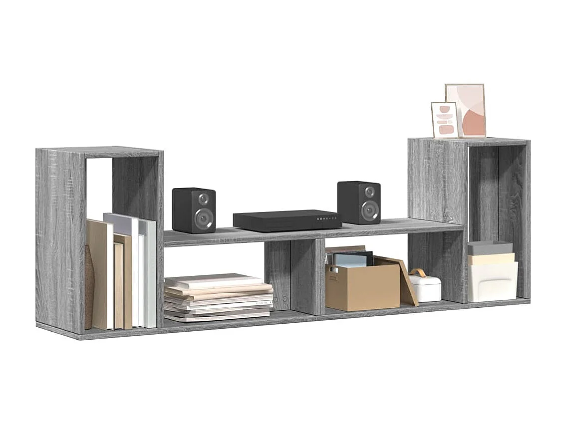 Meubles TV 2 pièces sonoma gris 75x30x50 cm bois d'ingénierie