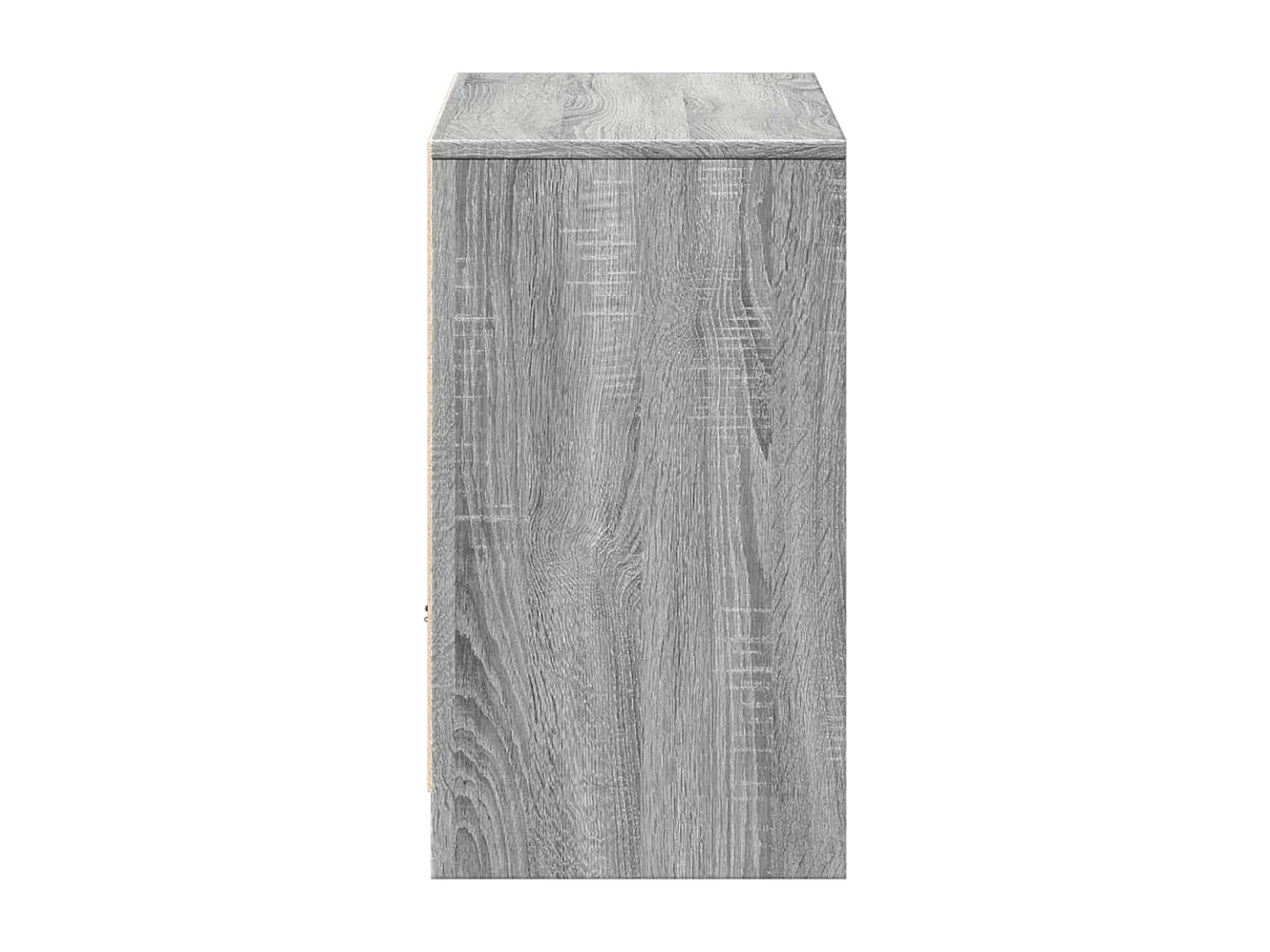 Meuble TV avec LED sonoma gris 91x34x61 cm bois d'ingénierie