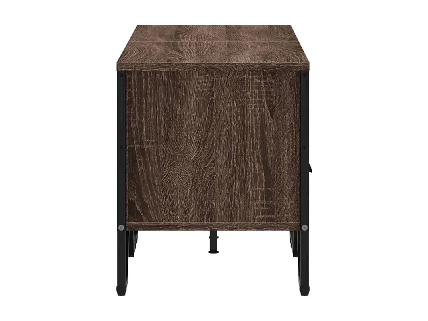 Meuble TV chêne marron 122x34x41 cm bois d'ingénierie