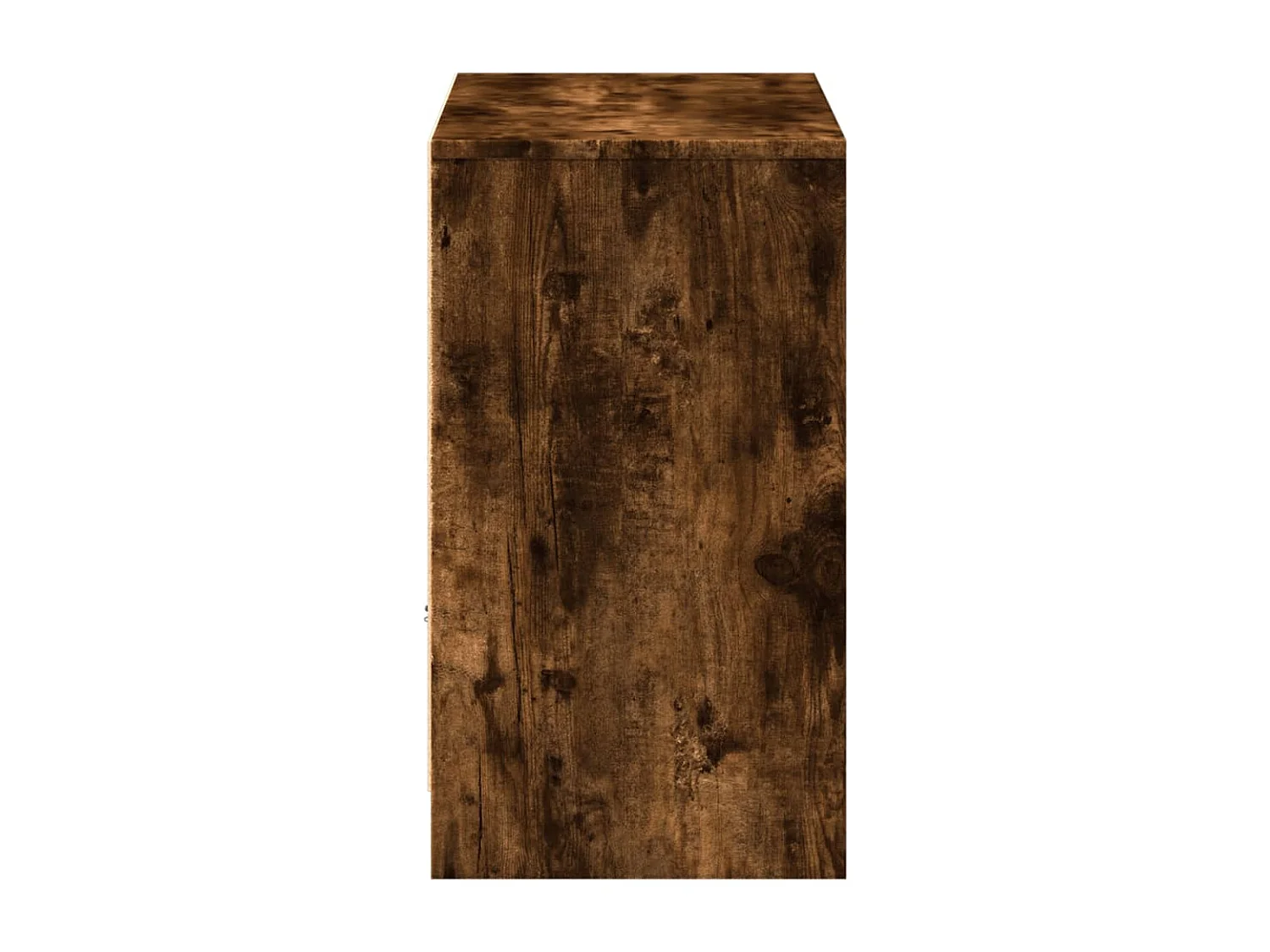 Tv-meubel met LED 91x34x61 cm bewerkt hout gerookt eikenkleur