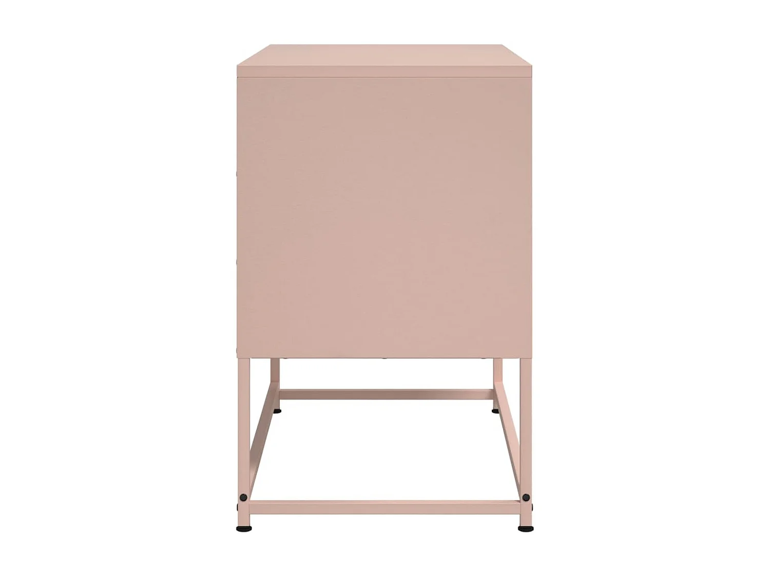 Meuble TV rose 68,5x39x60,5 cm acier