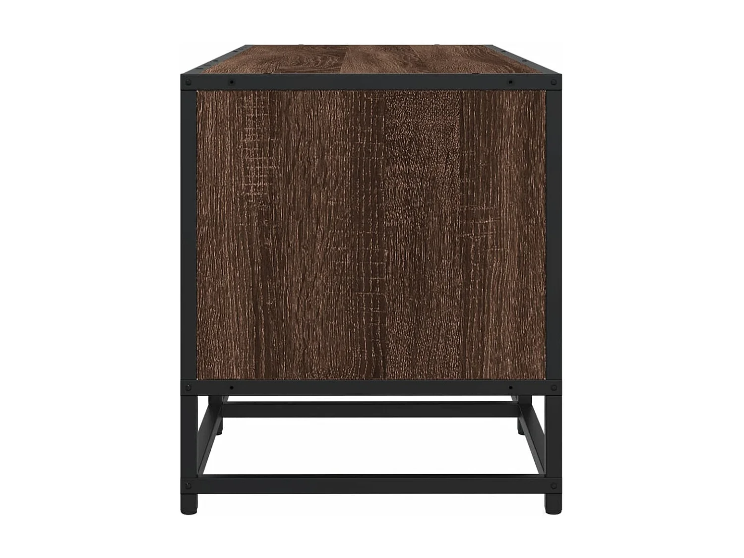Meuble TV chêne marron 180x35x41 cm bois d'ingénierie