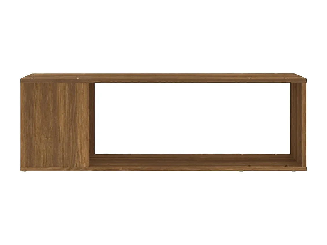 Meuble TV Chêne marron 100x24x32 cm Bois d'ingénierie
