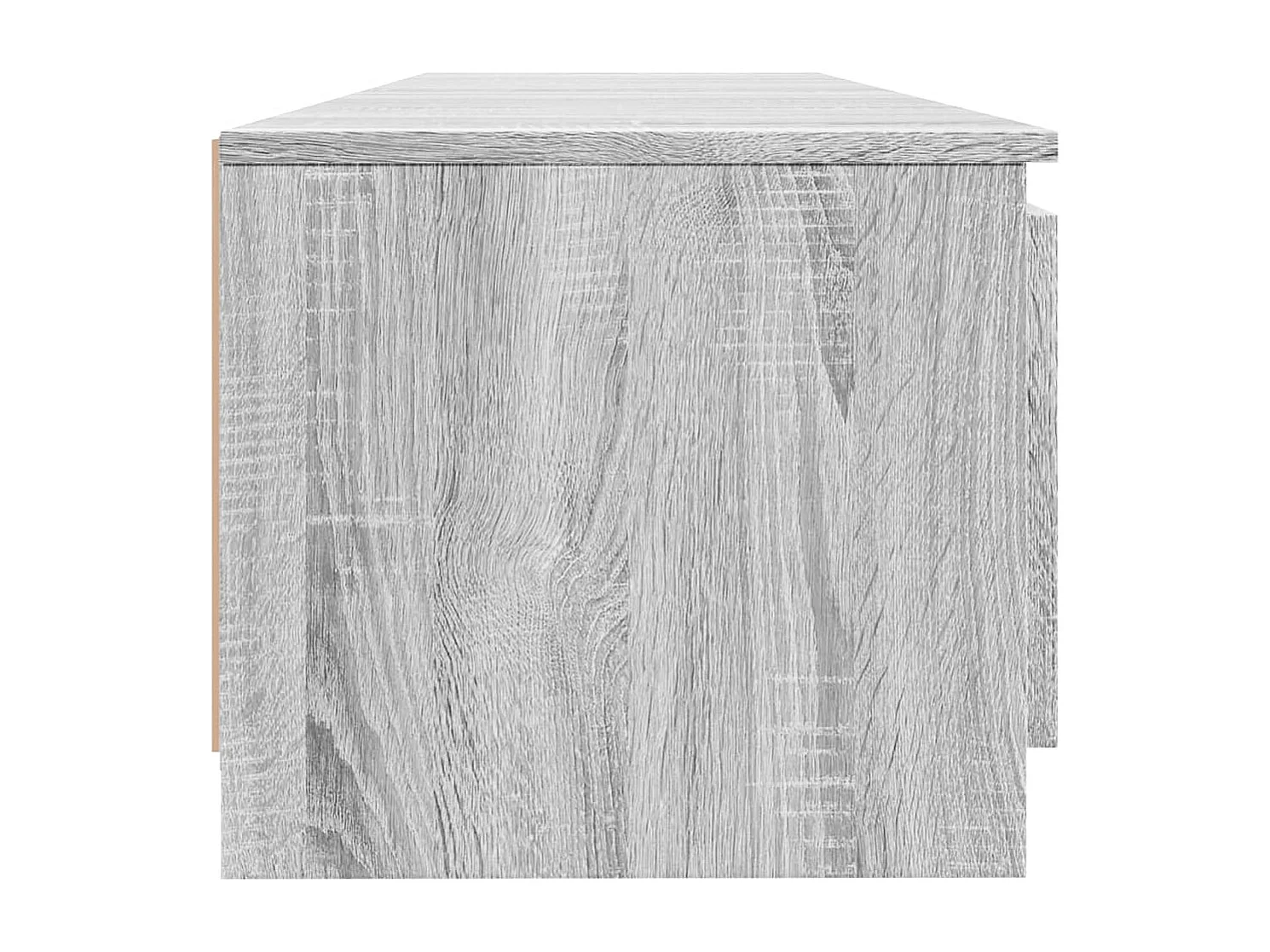 Meuble TV avec lumières LED Sonoma gris 140x40x35,5 cm