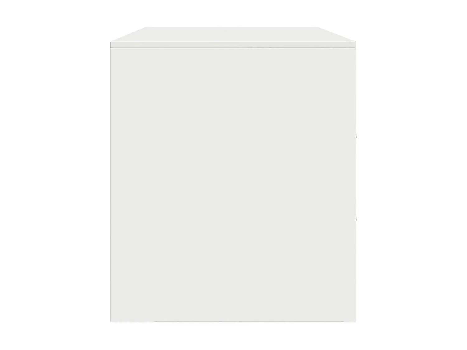 Tv-meubelen 2 st 67x39x44 cm staal wit