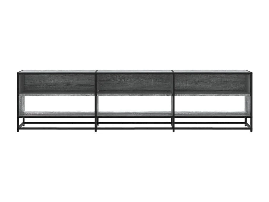 Meuble TV sonoma gris 180x40x46 cm bois d'ingénierie