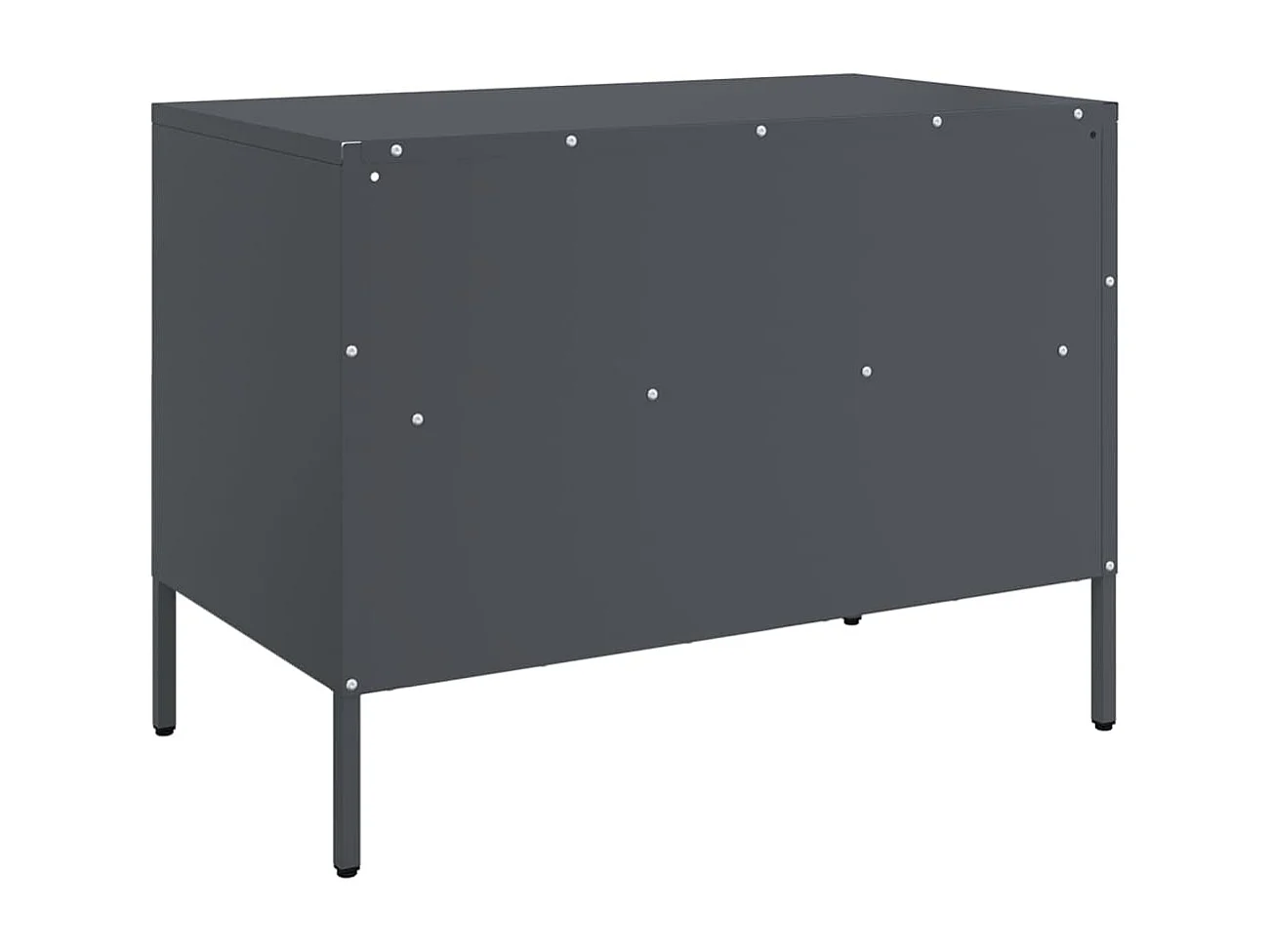Meubles TV 2 pièces anthracite 68x39x50,5 cm acier laminé à froid