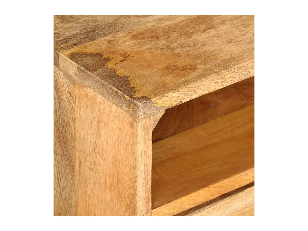 Tv-meubel 110x30x41 cm massief mangohout
