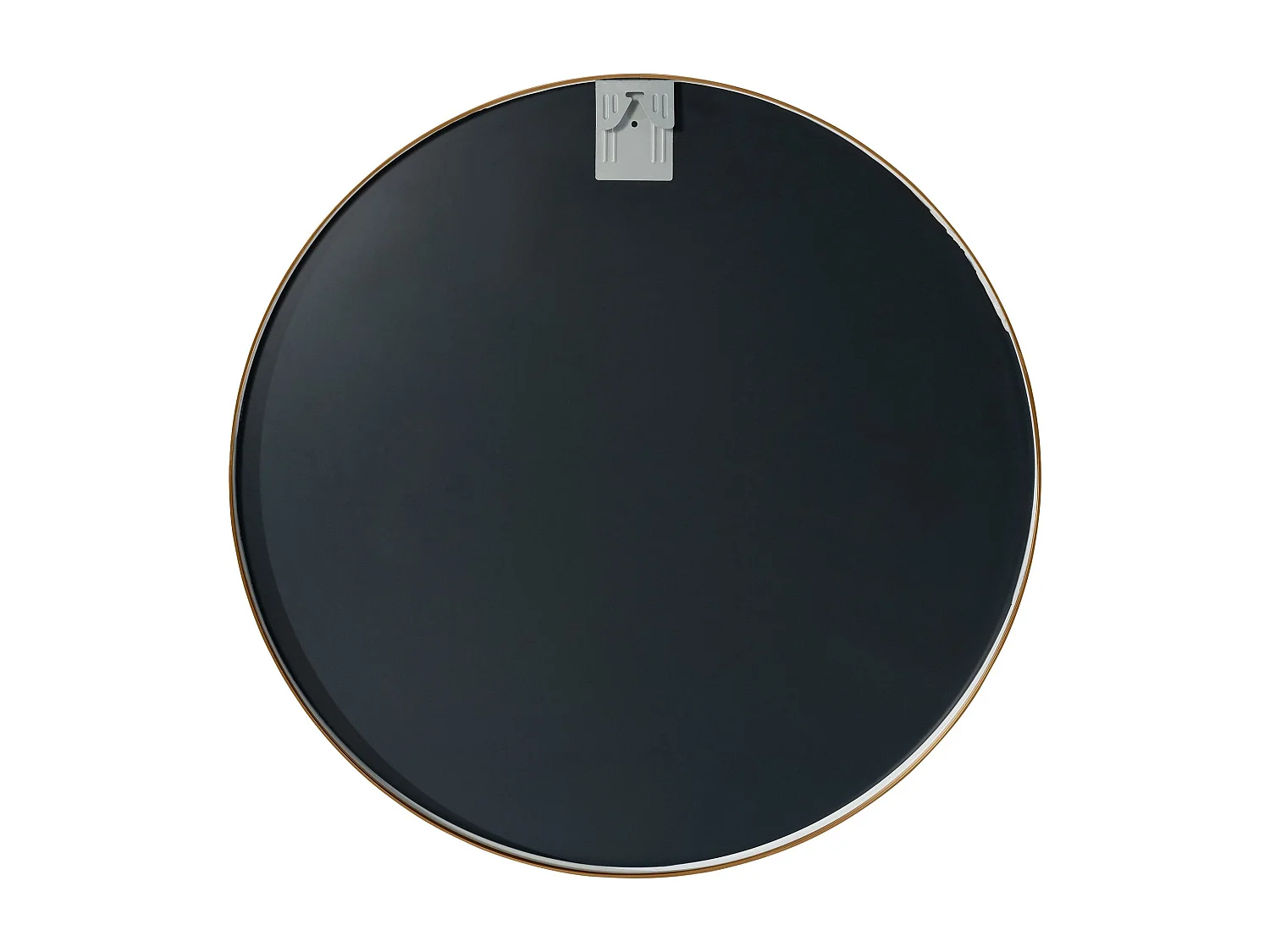 Miroir mural - rond Ø 80 cm - Métal - gold matt - Elsie
