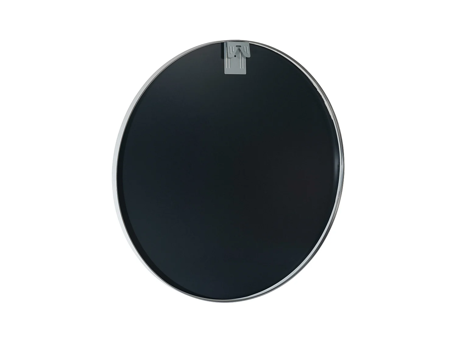 Miroir mural - rond Ø 80 cm - Métal - Argent - Elsie