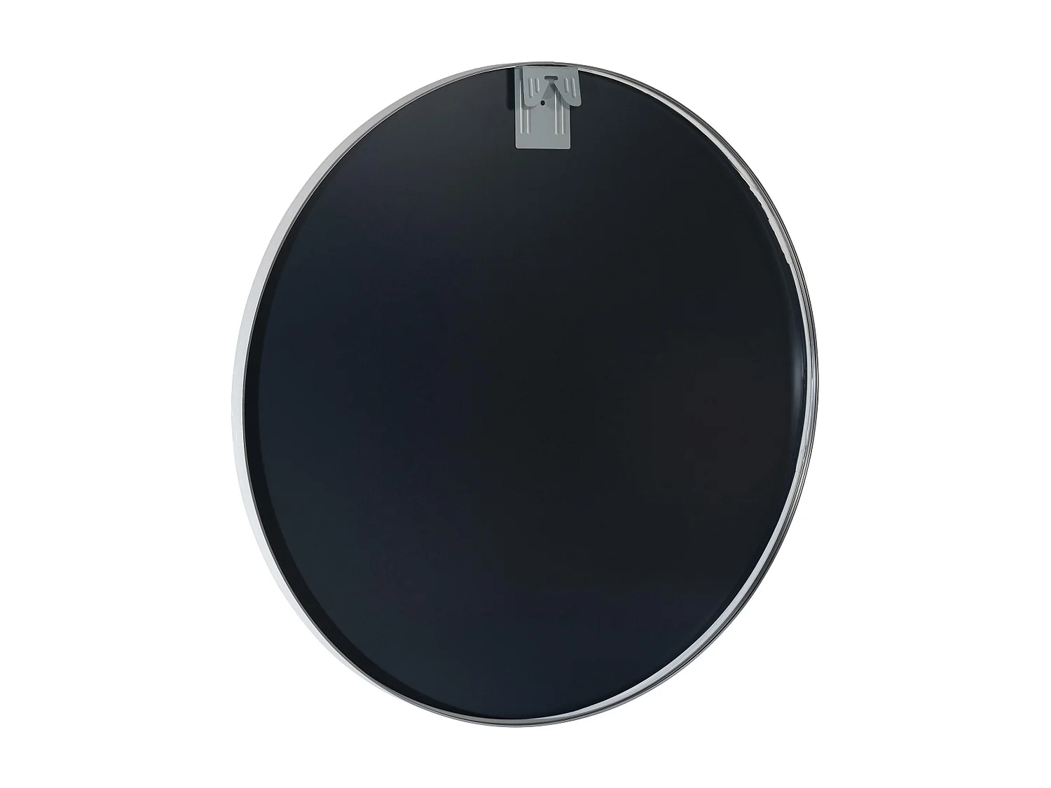 Miroir mural - rond Ø 80 cm - Métal - Argent - Elsie