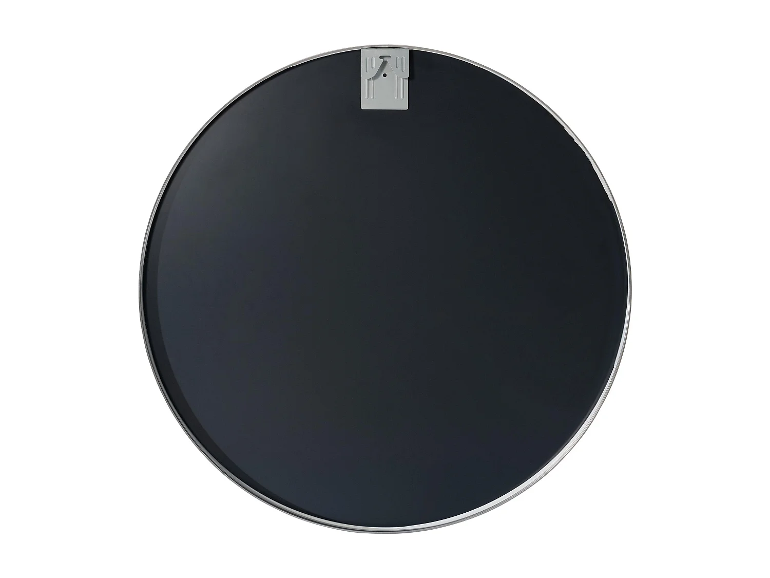 Miroir mural - rond Ø 80 cm - Métal - Argent - Elsie