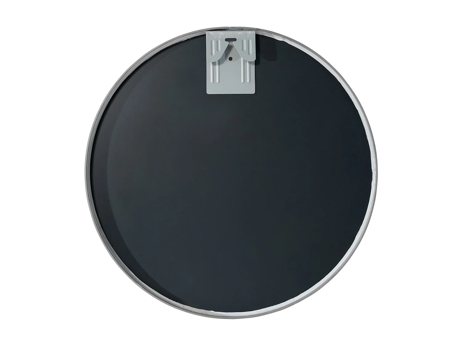 Miroir mural - rond Ø 45 cm - Métal - Argent - Elsie