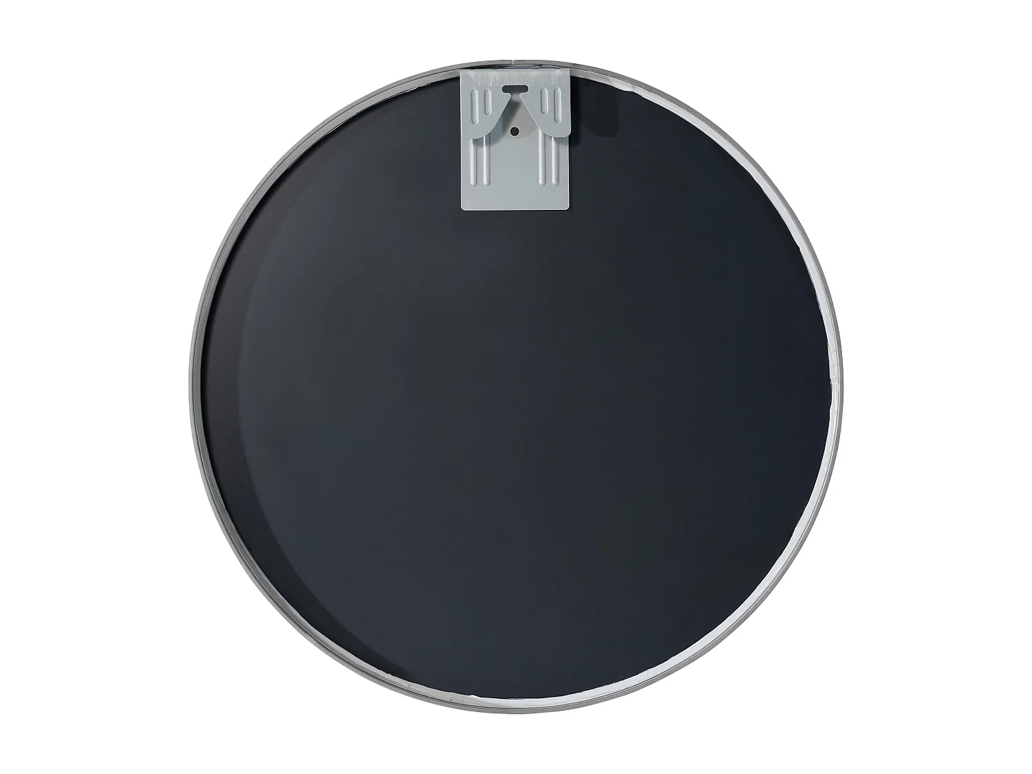 Miroir mural - rond Ø 45 cm - Métal - Argent - Elsie