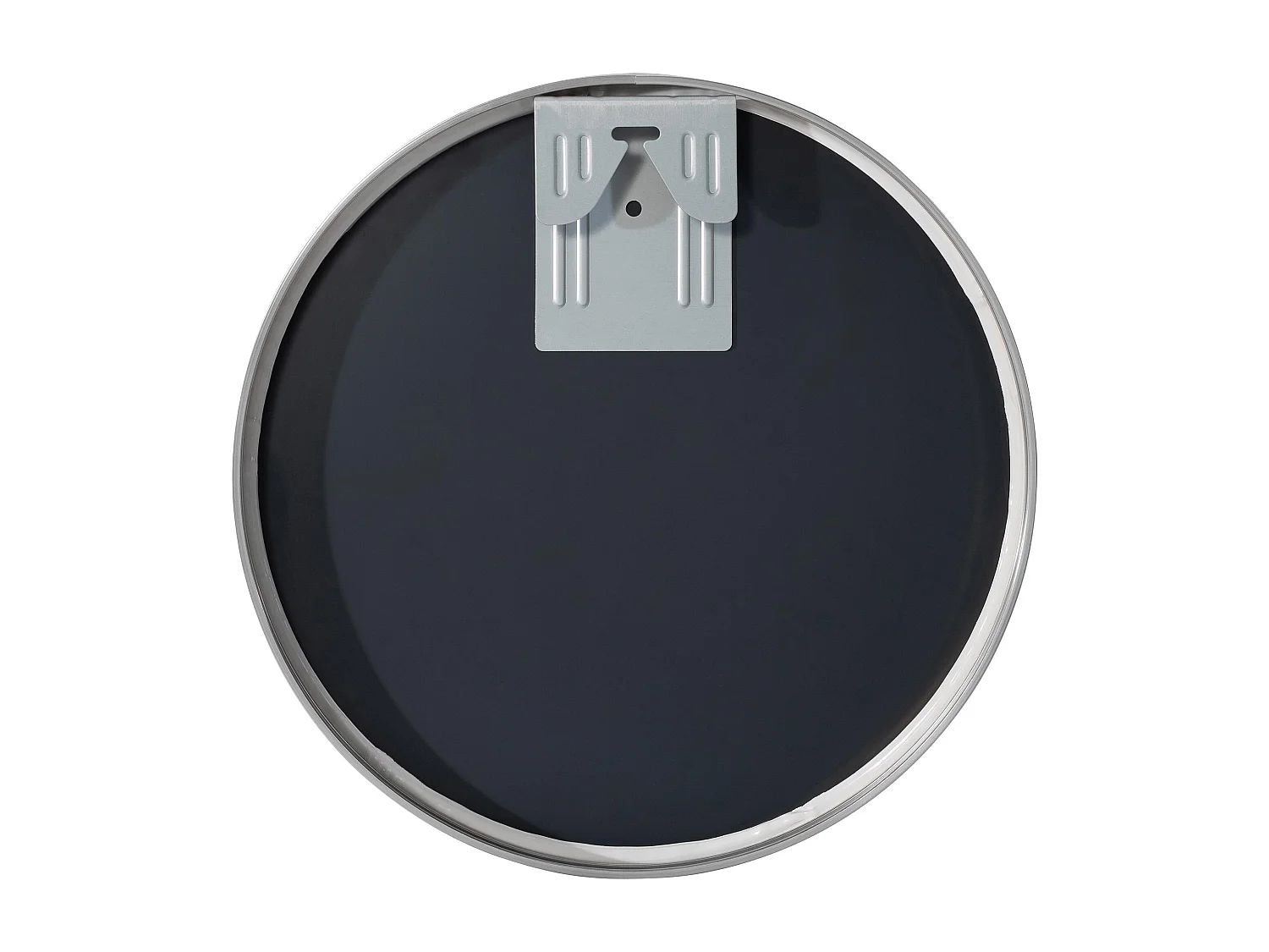 Miroir mural - rond Ø 30 cm - Métal - Argent - Elsie