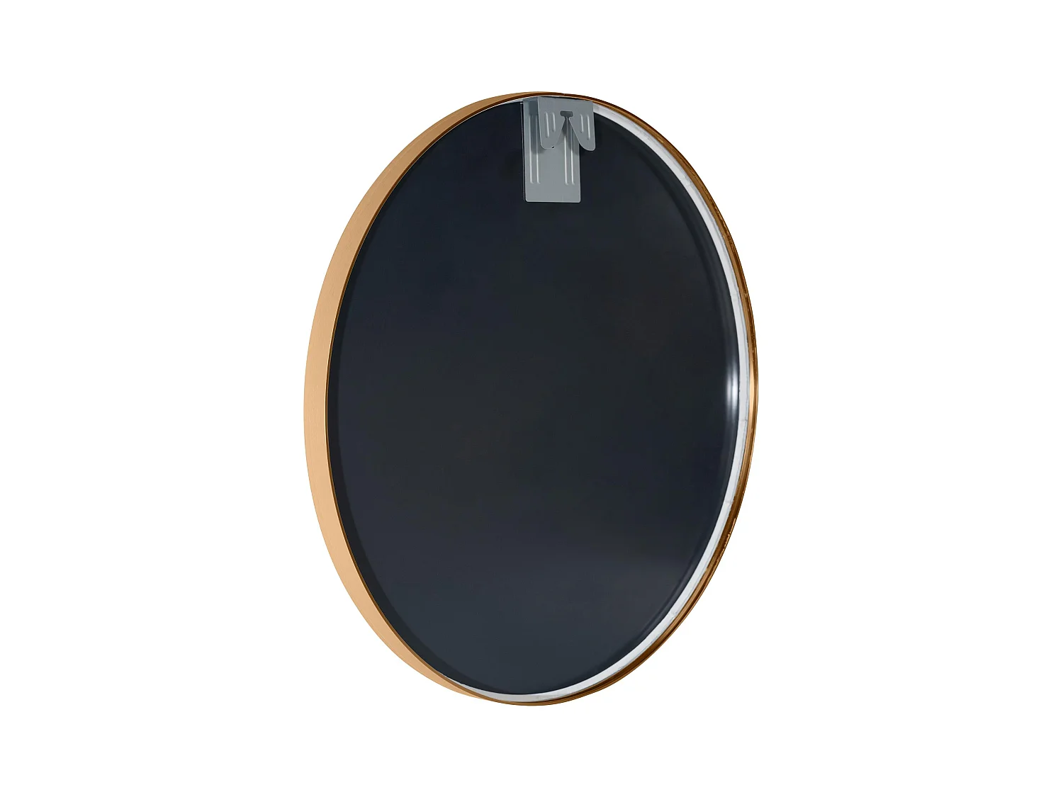 Miroir mural - rond Ø 60 cm - Métal - gold matt - Elsie
