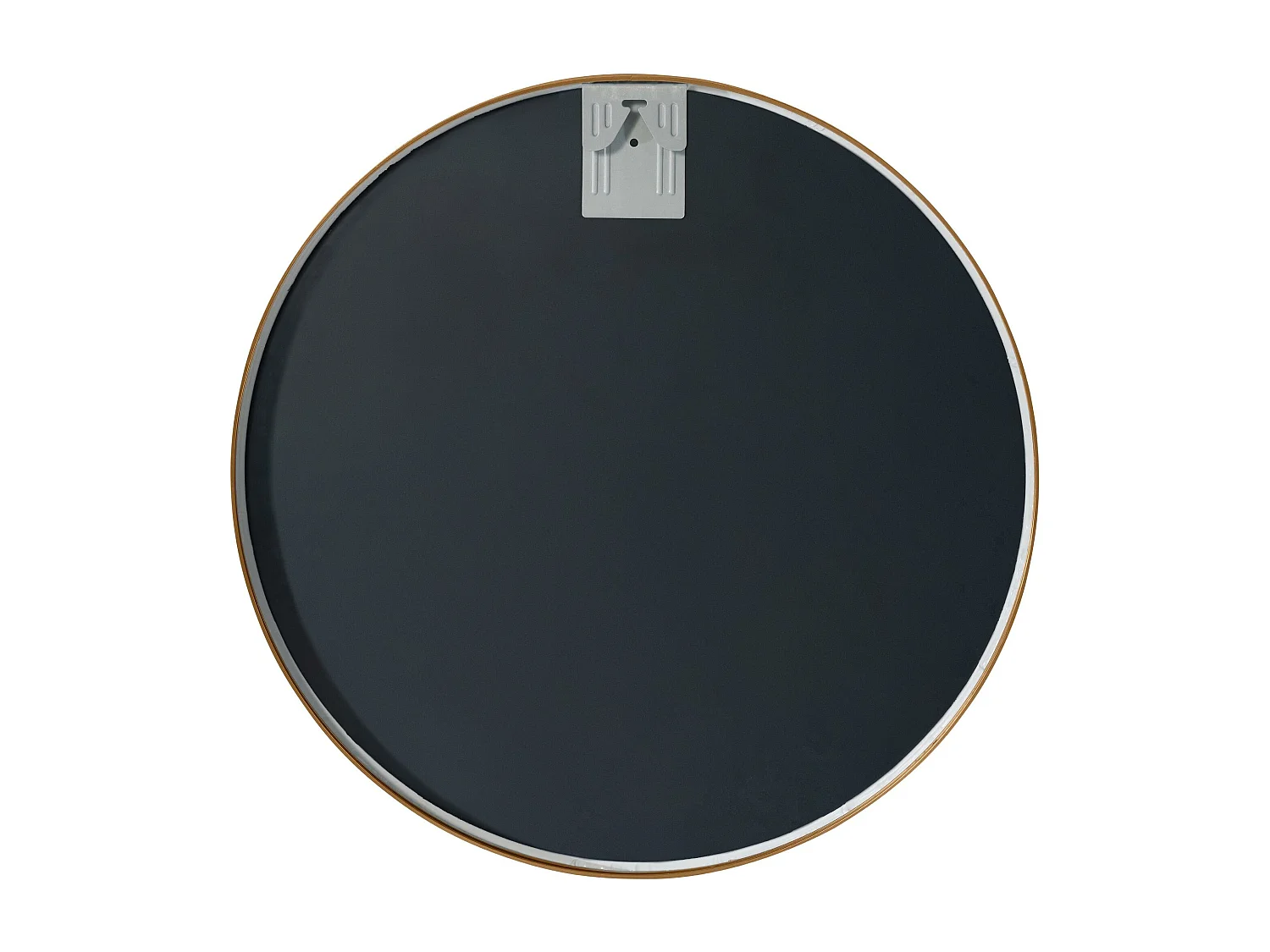 Miroir mural - rond Ø 60 cm - Métal - gold matt - Elsie