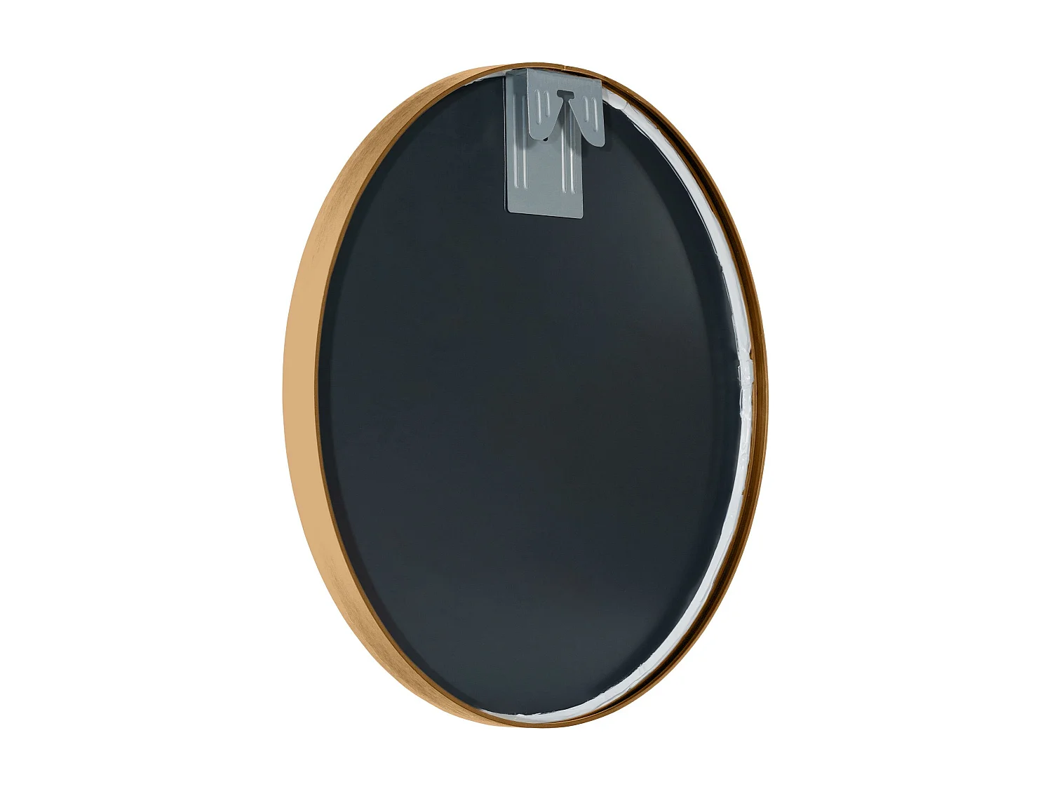 Miroir mural - rond Ø 45 cm - Métal - gold matt - Elsie