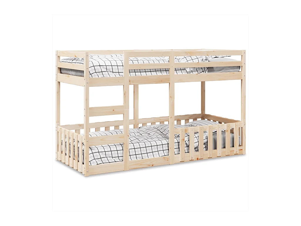 Stapelbed massief grenenhout 90x200 cm