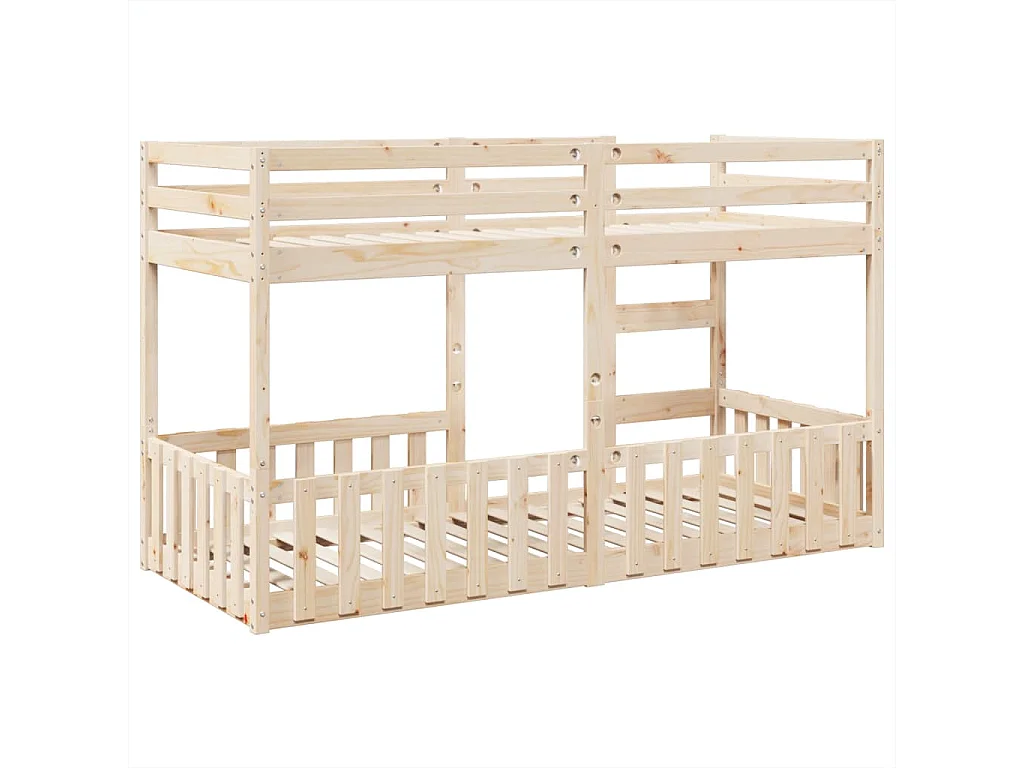 Lit superposé 90x200 cm Bois de pin massif