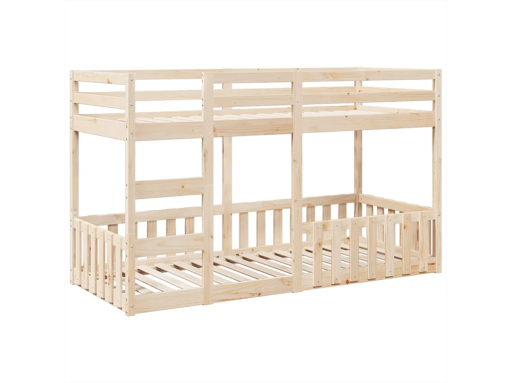 Lit superposé 80x200 cm Bois de pin massif