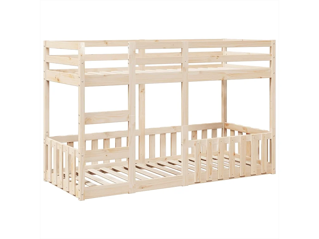 Lit superposé 90x190 cm Bois de pin massif