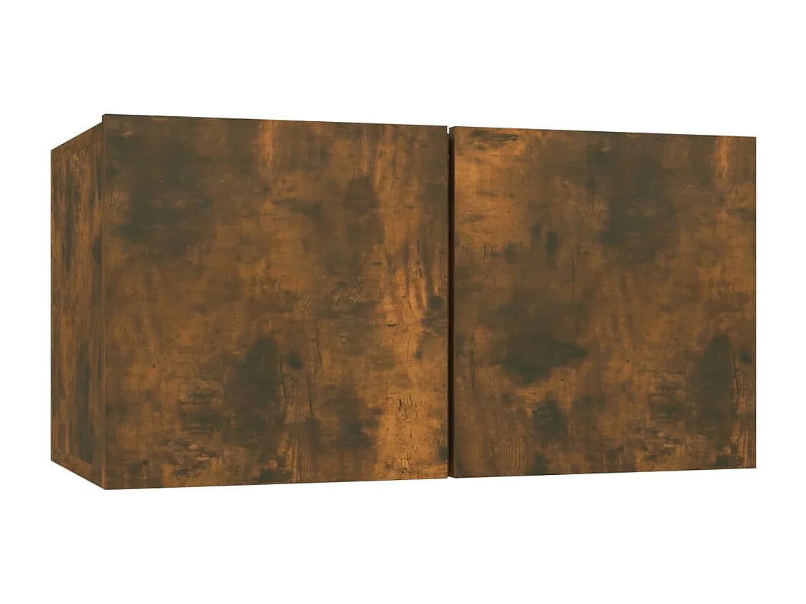 Ensemble de meubles TV 5 pièces Chêne fumé Bois d'ingénierie