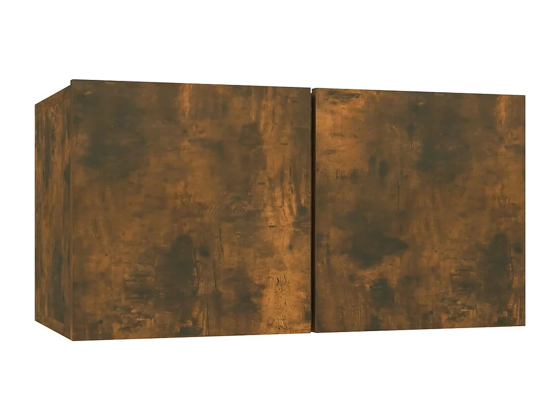 Ensemble de meubles TV 7 pièces Chêne fumé Bois d'ingénierie