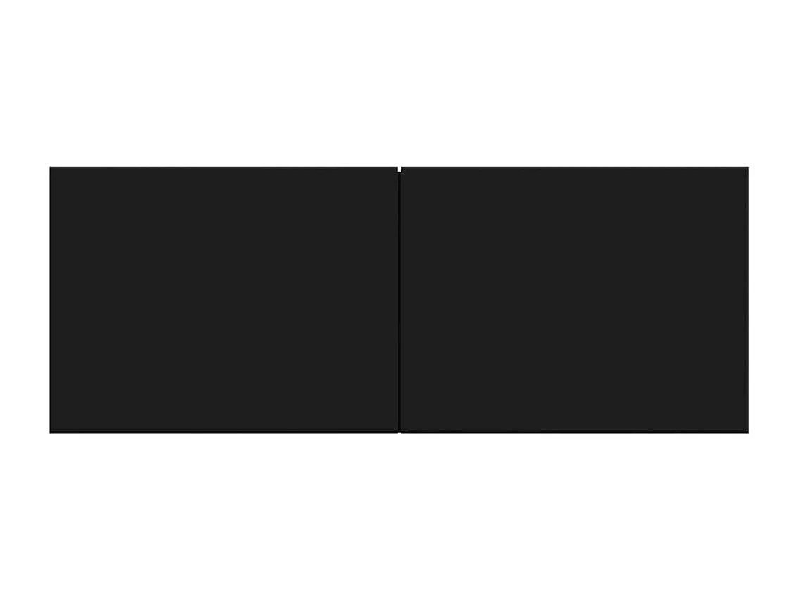 Ensemble de meubles TV 6 pièces Noir Bois d'ingénierie