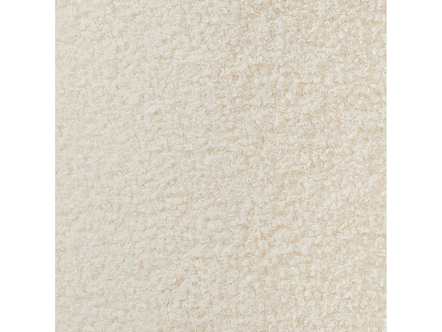 Pouf SOPHIA Bouclé Blanc 39 cm 39 cm 40 cm